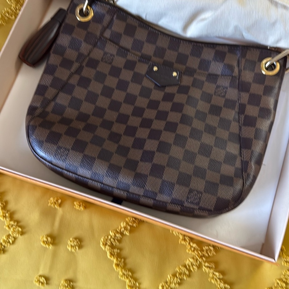Louis Vuitton South Bank crossbody bag.